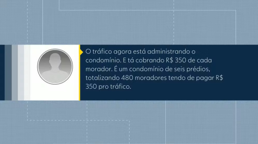Moradores denunciam cobrança de R$ 350 por traficantes em condomínios do Rio e Baixada: quem não paga, perde o apartamento