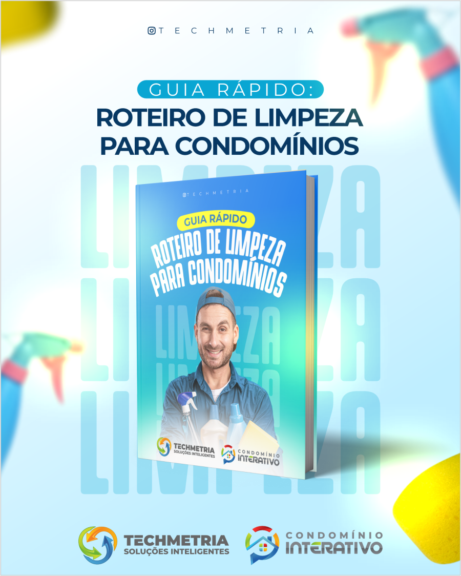 Guia rápido: roteiro de limpeza para condomínios
