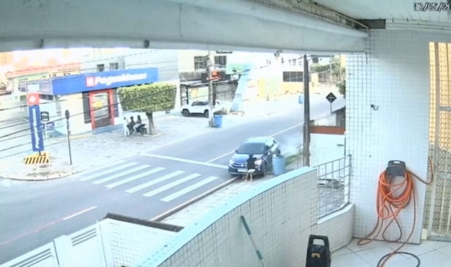 Zelador é atropelado durante limpeza de calçada de prédio em João Pessoa; motorista estava embriagado