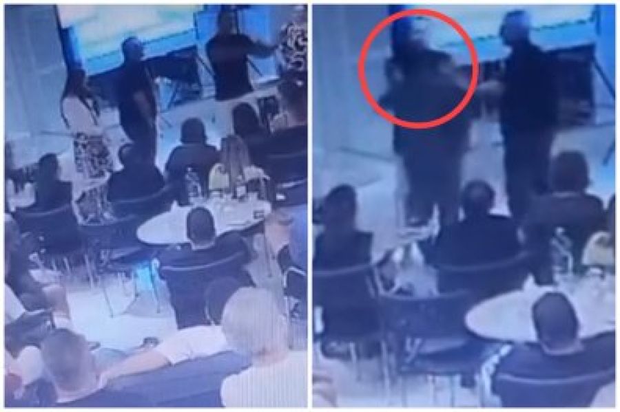 Câmeras flagram delegado agredindo advogado durante confusão em condomínio de Cuiabá