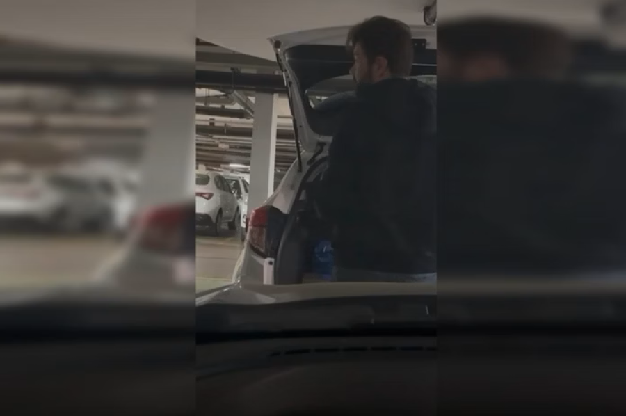 Morador é flagrado furtando carros em garagem de prédio de luxo no DF
