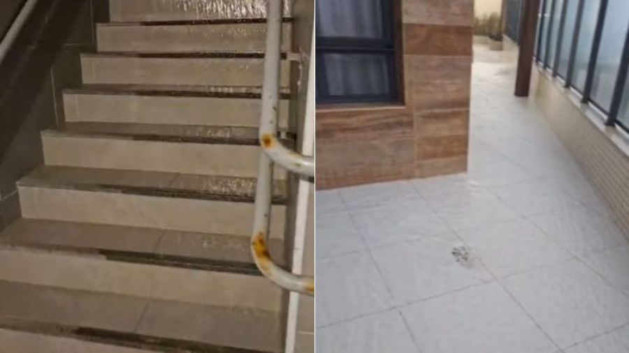 Condomínio de luxo da Moura Dubeux alaga após fortes chuvas em Salvador e moradores cobram soluções estruturais