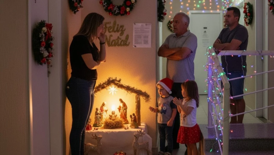 Conflito em condomínio por decoração de Natal revela importância de regras para áreas comuns
