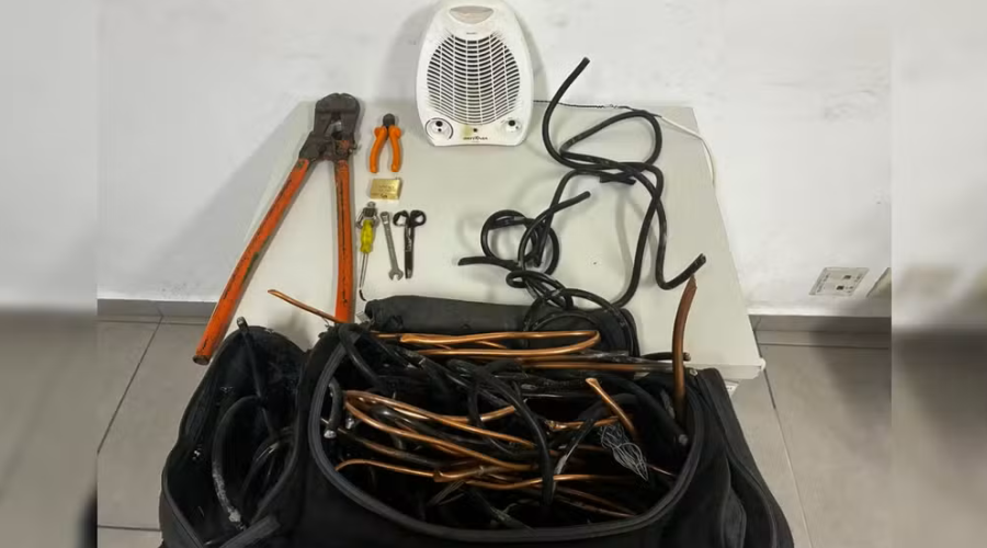 Homem é preso após furtar 25 kg de fios de cobre de condomínio de freiras em Jundiaí