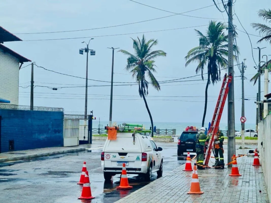 Cosern mobiliza equipes após 2,1 mil raios em 48h no RN