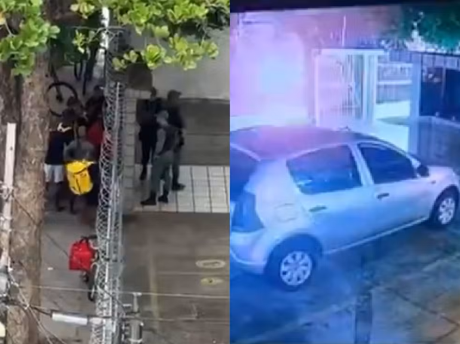 Confusão entre porteiro e entregador termina em agressões e explosão de rojões em condomínio no Recife