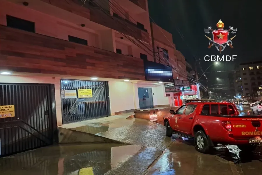 Elevador despenca com oito pessoas dentro de condomínio em Samambaia e deixa feridos
