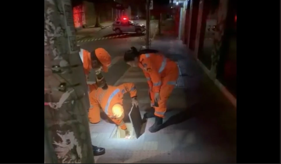 Moradores são retirados às pressas após cilindro de gás ser danificado em prédio de Belo Horizonte