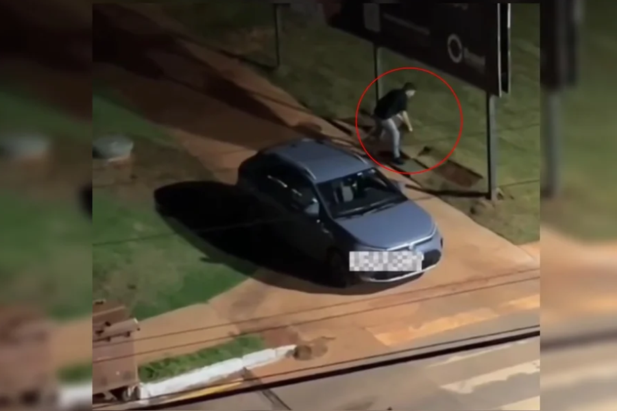 Homem é preso ao furtar placas de grama de jardim de condomínio no Noroeste (DF)