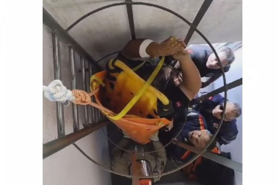Resgate dramático em João Pessoa: Homem desmaia em prédio