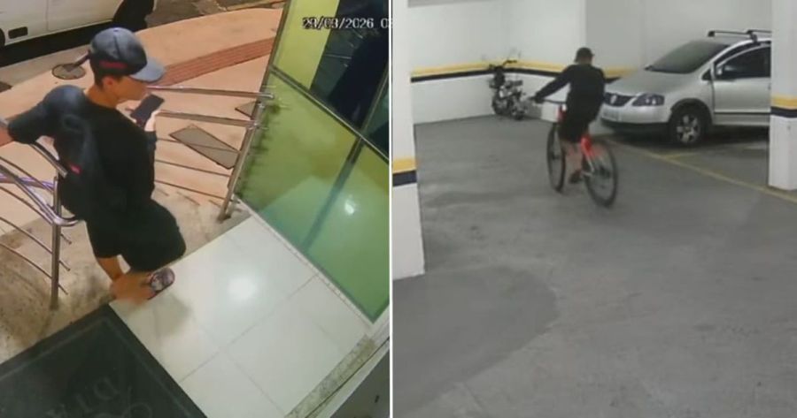 Homem invade condomínio e furta carro e bicicleta em garagem no bairro Pioneiros