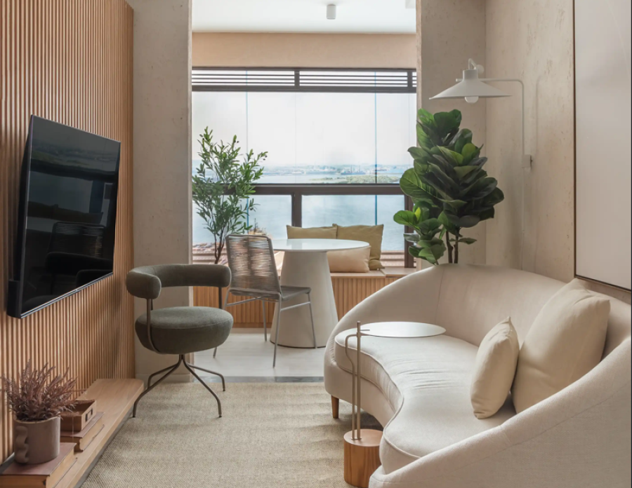 Árvores em apartamento ganham espaço e transformam ambientes compactos