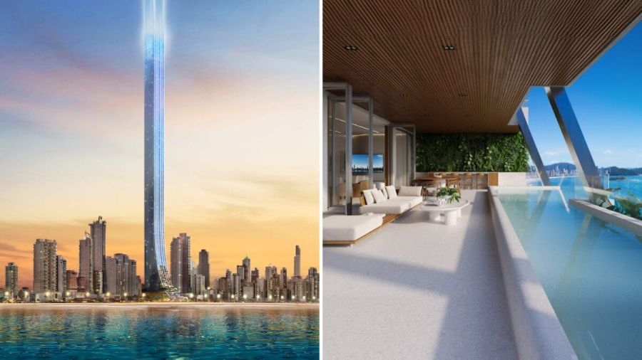 Apartamento na torre residencial mais alta do mundo em SC pode ultrapassar valor da Mega-Sena