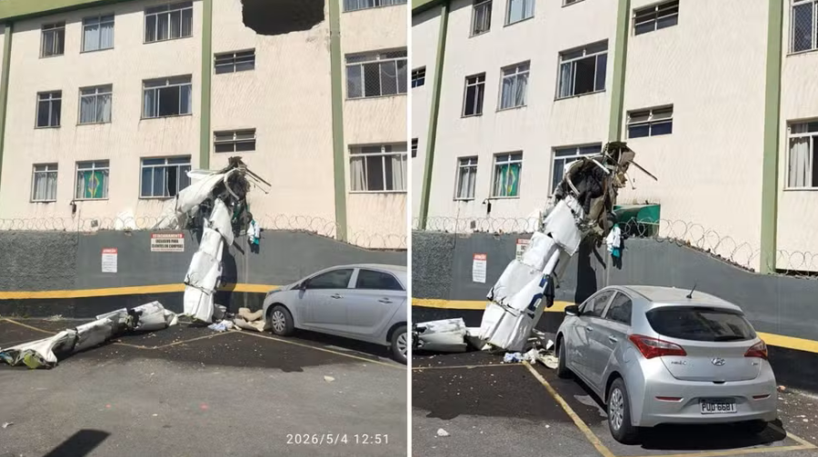 Entenda por que avião não feriu ninguém no prédio que atingiu em BH