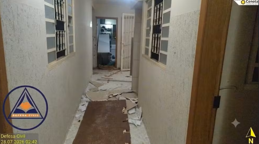 Fotos mostram destruição dentro de prédio após vazamento de gás e explosão no DF