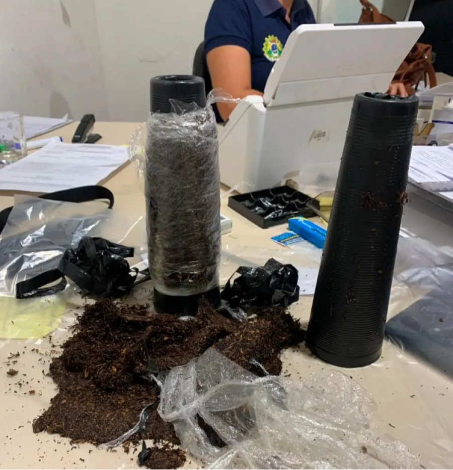 Polícia Penal prende duas pessoas com drogas e tabaco durante inspeção em unidade prisional no Acre