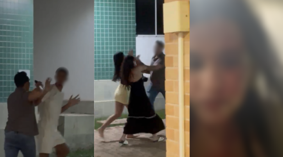 Morador aponta arma para adolescentes durante confusão em condomínio de Teresina