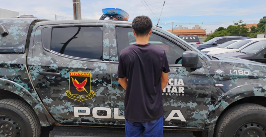 Jovem é preso por disparos e posse ilegal de arma em condomínio