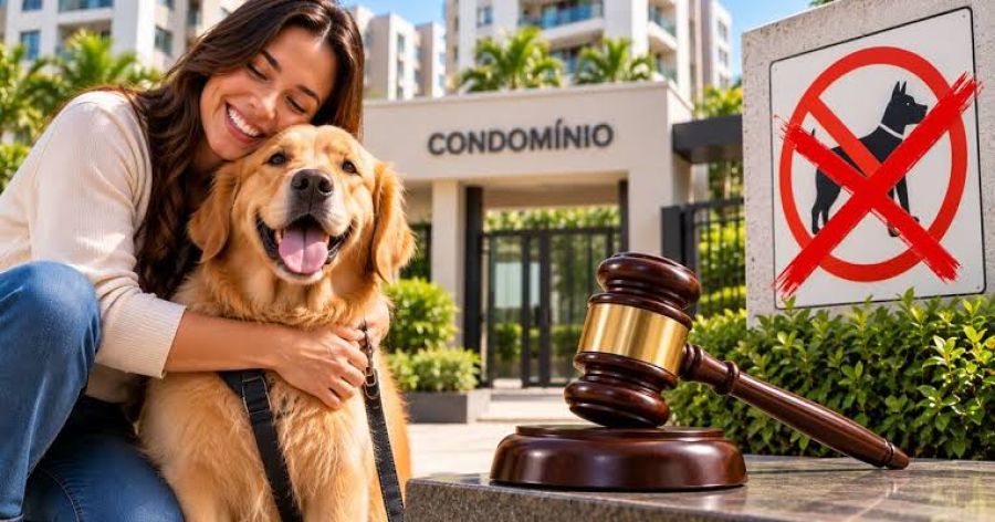 Justiça impede condomínio de proibir cachorro e determina devolução de multas
