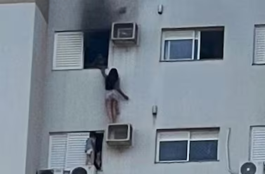 Mulher fica internada após incêndio destruir apartamento em Londrina