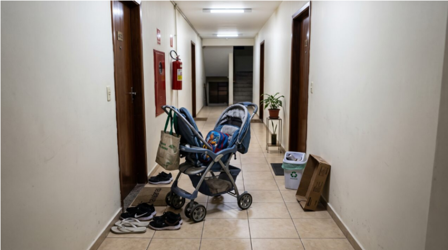 Objetos deixados em corredores de condomínio geram multa e reacendem debate sobre segurança