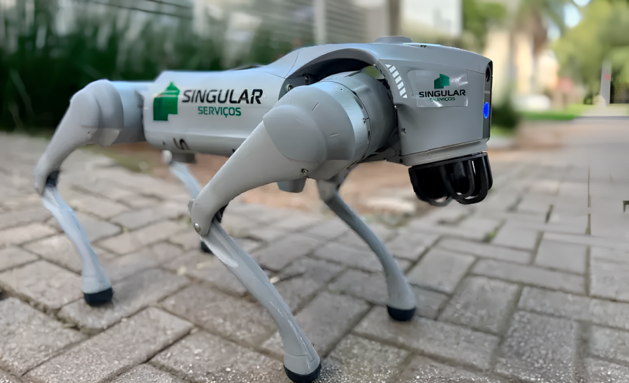 Condomínio em Curitiba adota cão-robô para vigilância com tecnologia avançada
