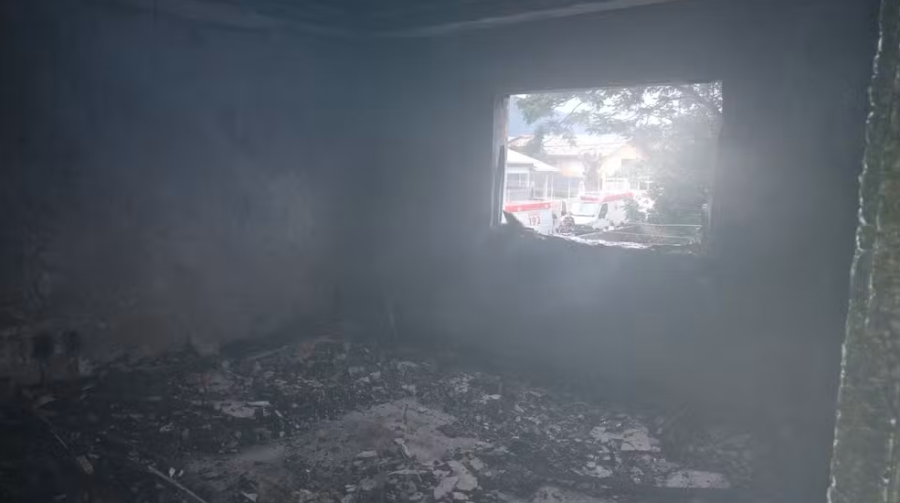 Incêndio em apartamento no Norte da Ilha deixa dois feridos em Florianópolis